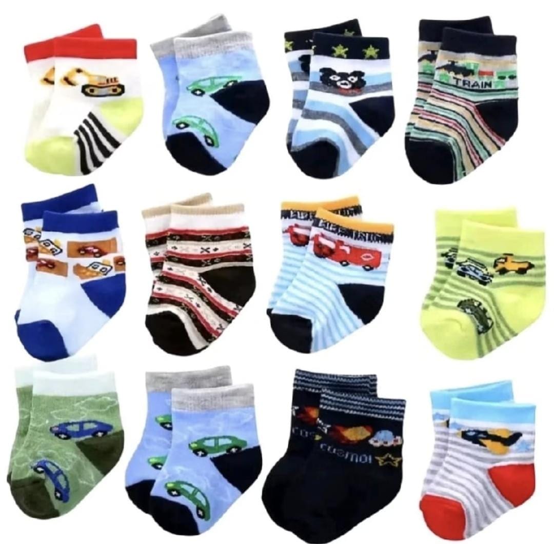 3 pasang kaos kaki BAYI cewe usia 0-12 bulan