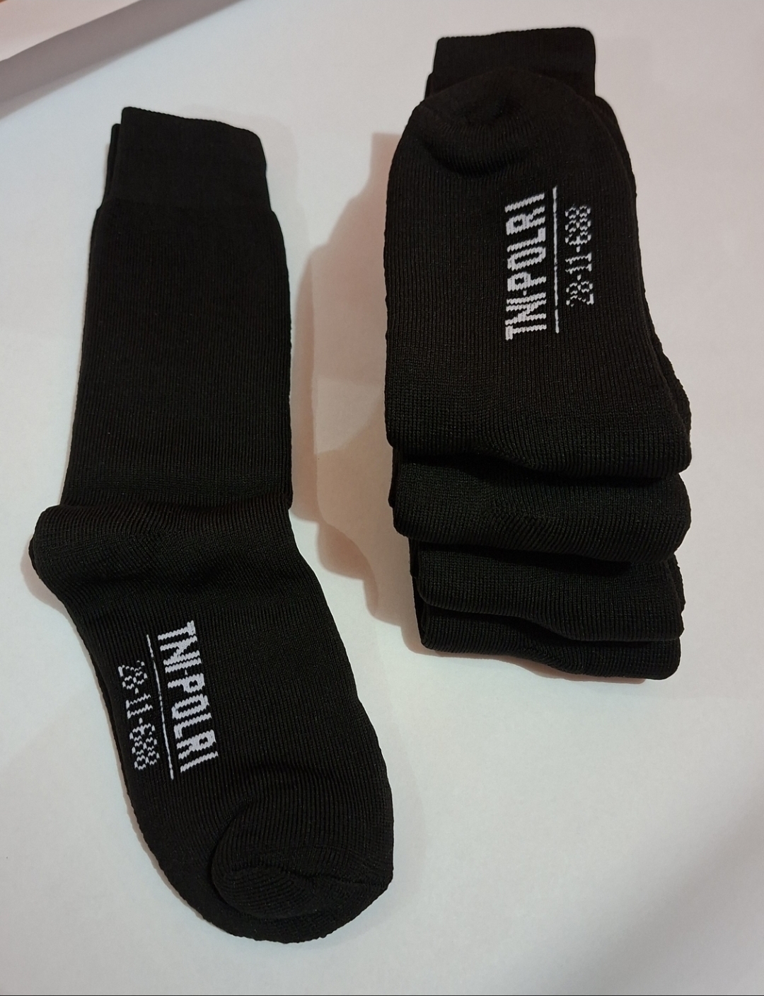 12 pasang Kaos kaki TNI/PORLI PDL hitam super tebal 2