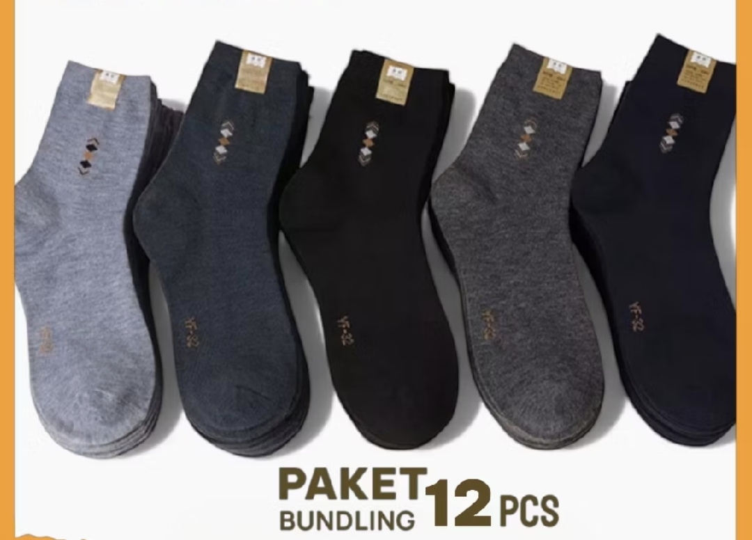 ( 12 pasang ) kaos kaki pendek pria dewasa motif/mensock 2