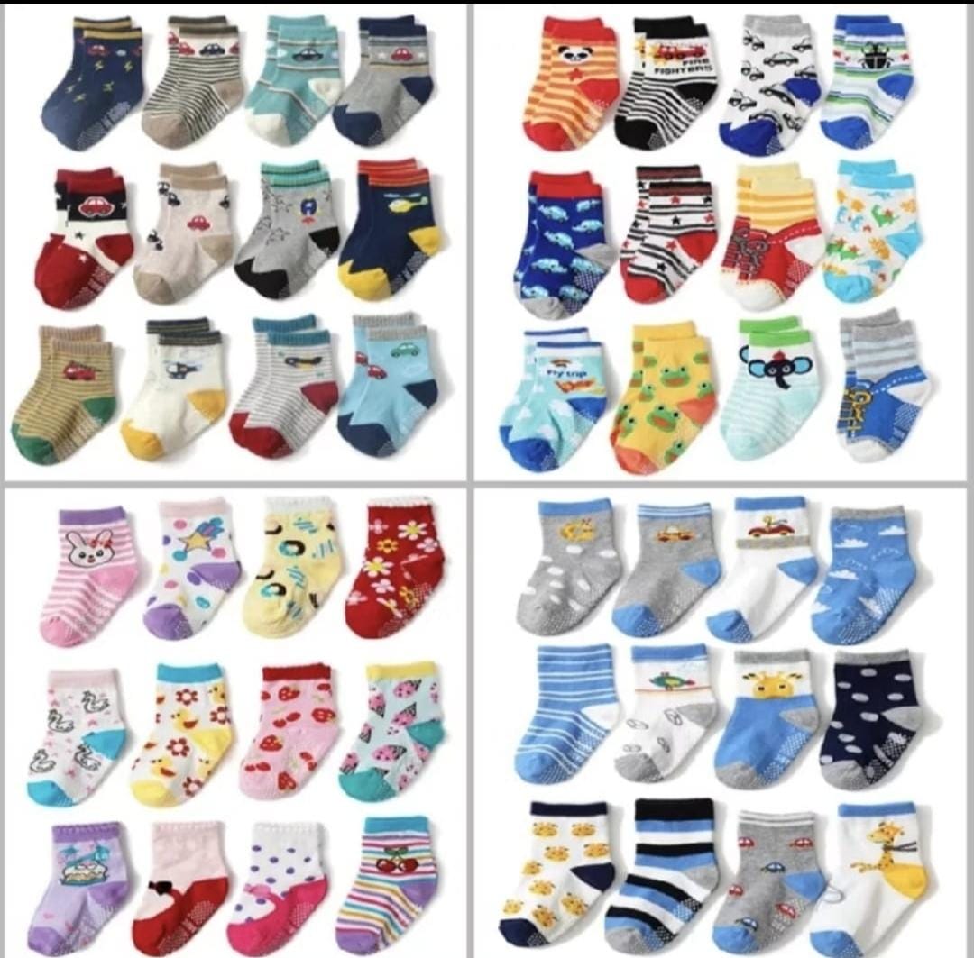 3 pasang kaos kaki BAYI cewe usia 0-12 bulan 3