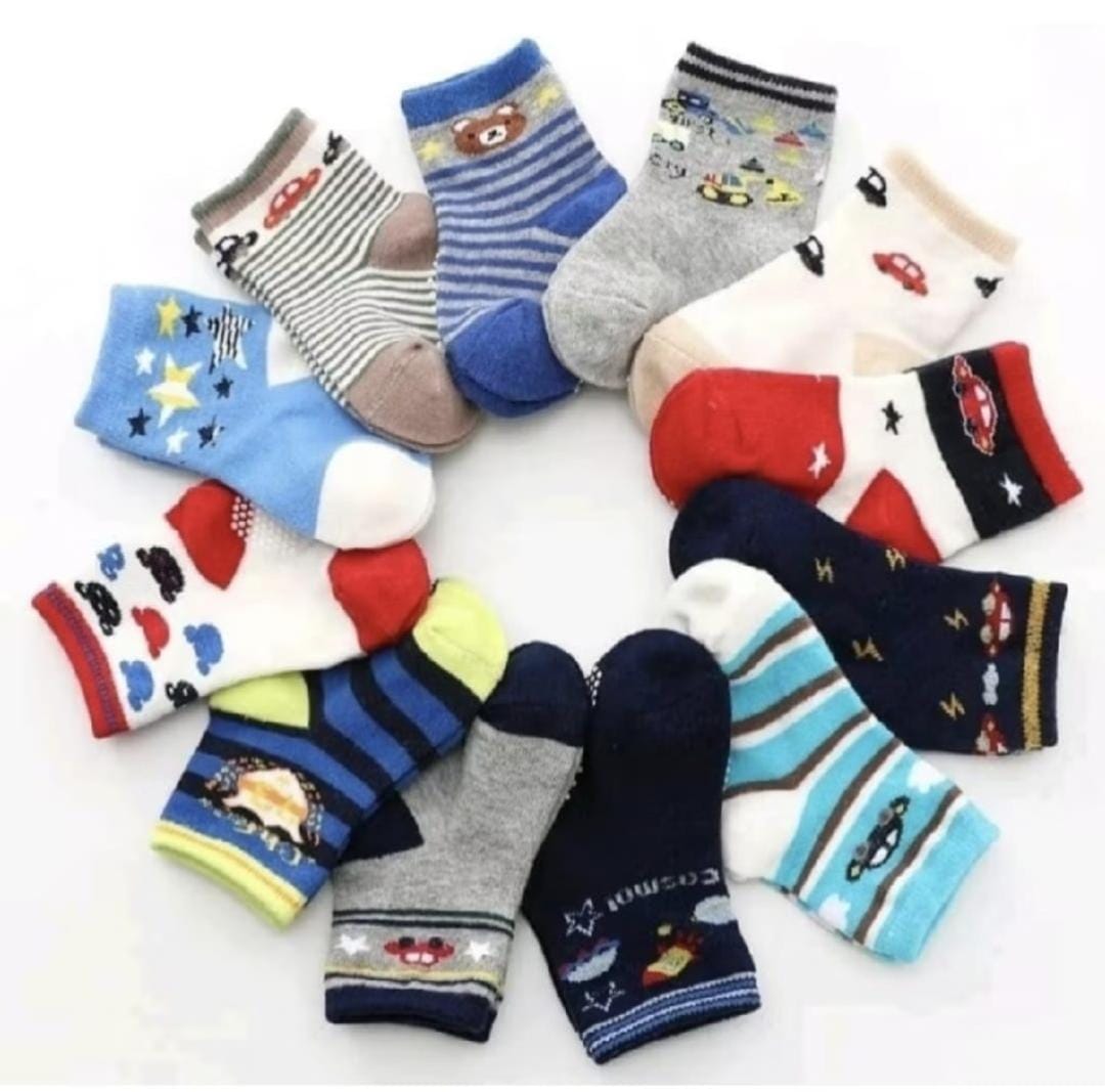 12 pasang kaos kaki bayi cewe usia 0-12 bulan 7
