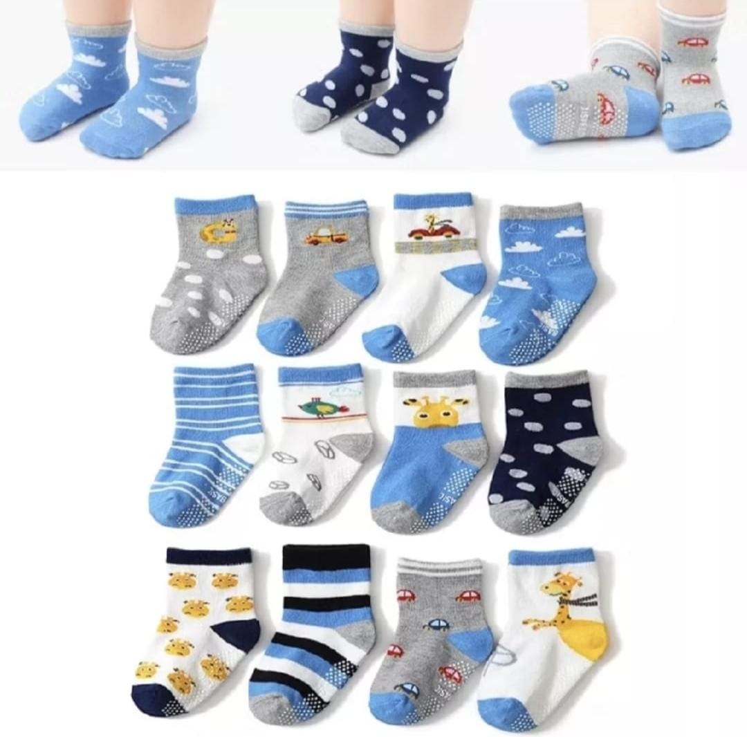 6 pasang kaos kaki bayi cewe usia 0-12 bulan 6