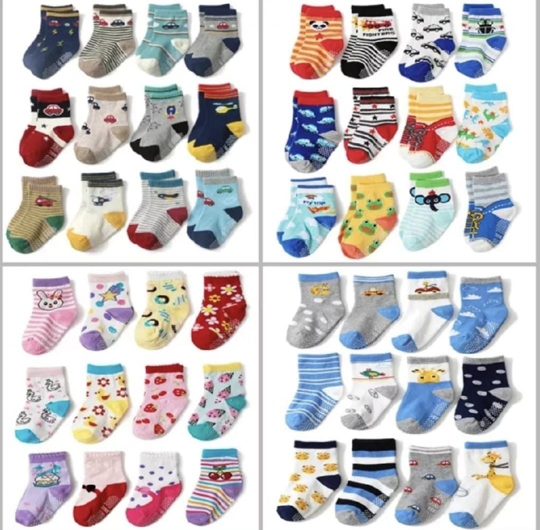 6 pasang kaos kaki bayi cewe usia 0-12 bulan 5